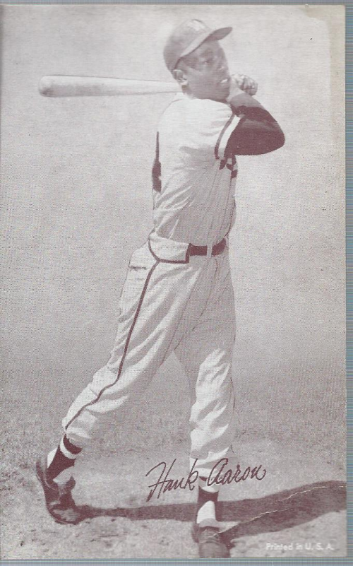 1947-66 Exhibits #1 Hank Aaron/(has been reprinted)