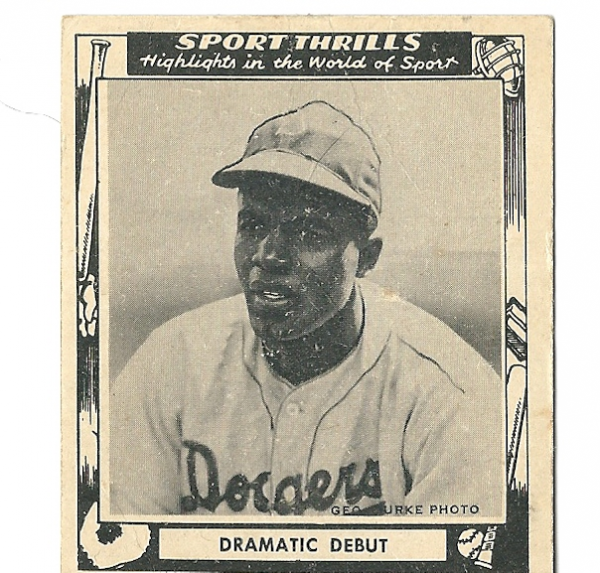 1948 Swell Sport Thrills #3 Dramatic Debut:/Jackie Robinson ROY