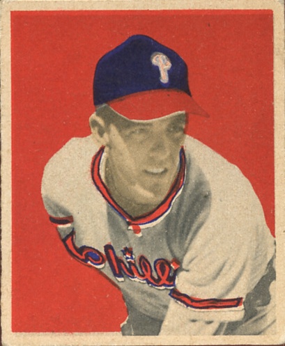 1949 Bowman #14 Curt Simmons RC