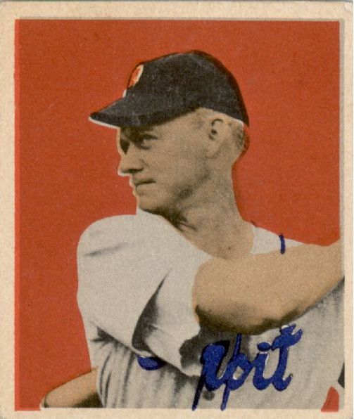 1949 Bowman #42 Hoot Evers RC