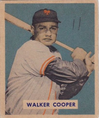 1949 Bowman #117 Walker Cooper