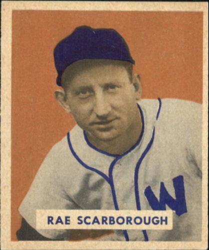 1949 Bowman #140 Ray Scarborough RC