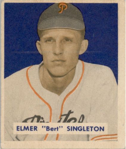 1949 Bowman #147 Bert Singleton RC