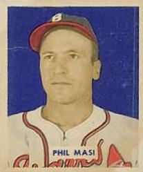 1949 Bowman #153 Phil Masi RC