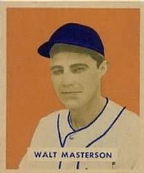 1949 Bowman #157 Walt Masterson RC