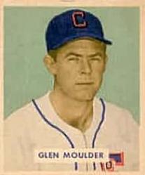 1949 Bowman #159 Glen Moulder RC