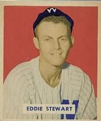 1949 Bowman #173 Eddie Stewart RC