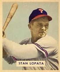 1949 Bowman #177 Stan Lopata RC