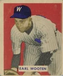 1949 Bowman #189 Earl Wooten RC