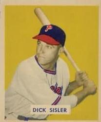 1949 Bowman #205 Dick Sisler RC