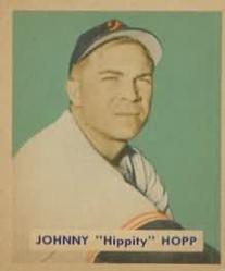 1949 Bowman #207 Johnny Hopp RC