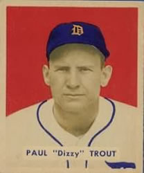 1949 Bowman #208 Dizzy Trout