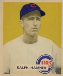 1949 Bowman #212 Ralph Hamner RC