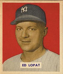 1949 Bowman #229 Ed Lopat RC