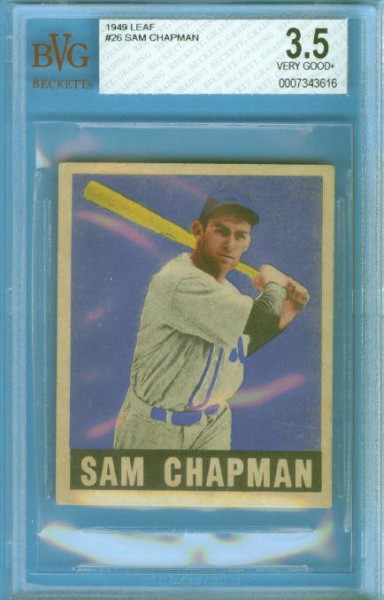 1949 Leaf #26 Sam Chapman