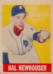 1949 Leaf #98 Hal Newhouser SP RC