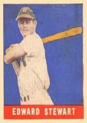 1949 Leaf #104 Eddie Stewart SP RC