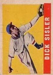 1949 Leaf #143 Dick Sisler SP RC