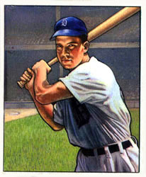 1950 Bowman #9 Vic Wertz