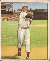 1950 Bowman #16 Roy Sievers RC