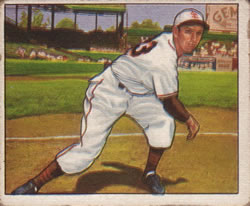 1950 Bowman #106 Cliff Fannin