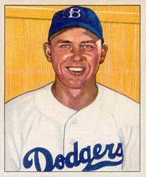 1950 Bowman #112 Gil Hodges