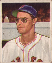 1950 Bowman #153 Walt Masterson