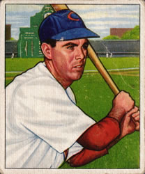 1950 Bowman #172 Peanuts Lowrey