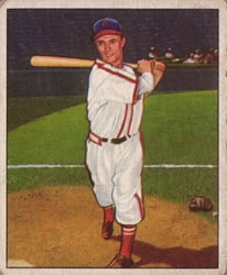 1950 Bowman #179 Chuck Diering RC