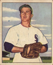 1950 Bowman #183 Mickey Haefner