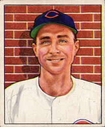 1950 Bowman #197 Johnny Wyrostek