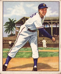 1950 Bowman #214 Dick Fowler