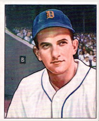 1950 Bowman #243 Johnny Groth RC