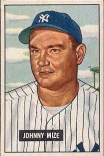 1951 Bowman #50 Johnny Mize