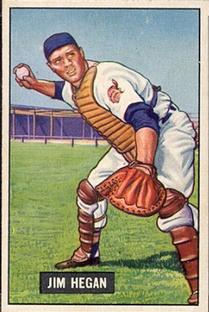 1951 Bowman #79 Jim Hegan