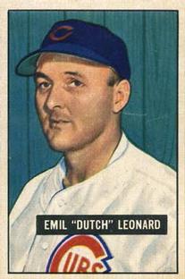 1951 Bowman #102 Dutch Leonard