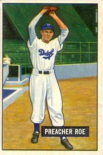 1951 Bowman #118 Preacher Roe