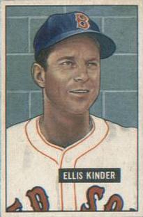 1951 Bowman #128 Ellis Kinder front image