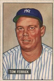 1951 Bowman #182 Tom Ferrick RC