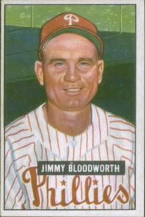 1951 Bowman #185 Jimmy Bloodworth