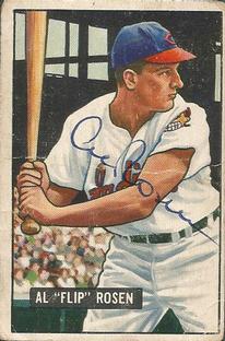 1951 Bowman #187 Al Rosen