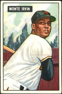 1951 Bowman #198 Monte Irvin RC