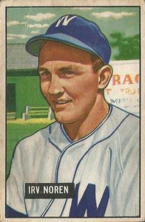 1951 Bowman #241 Irv Noren