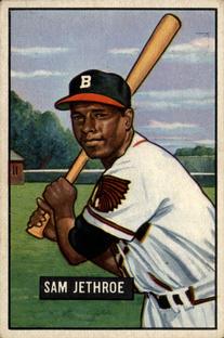1951 Bowman #242 Sam Jethroe