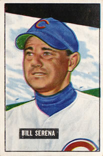 1951 Bowman #246 Bill Serena