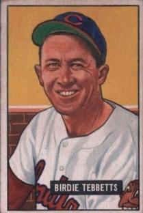 1951 Bowman #257 Birdie Tebbetts RC