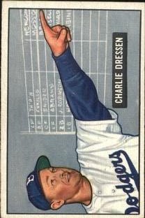 1951 Bowman #259 Chuck Dressen MG