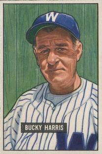1951 Bowman #275 Bucky Harris MG