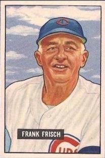 1951 Bowman #282 Frank Frisch MG