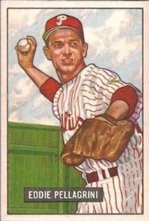 1951 Bowman #292 Eddie Pellagrini